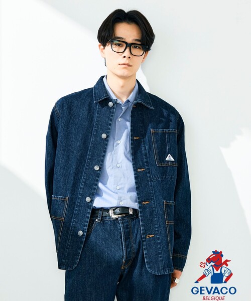 GEVACO/ゲバコ】12ozデニム/キャンバス カバーオール（カバーオール