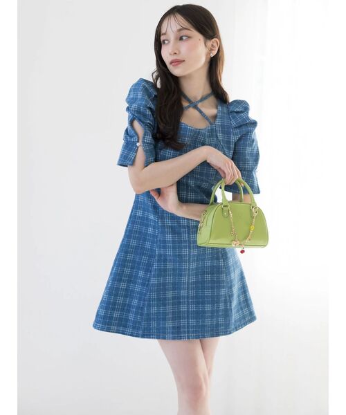 セール】2WAYスイッチングステッチワンピース（ワンピース）｜dazzlin