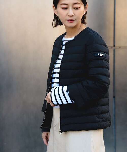 別注】TATRAS / ACACIA ノーカラー ライトダウンジャケット（ダウン