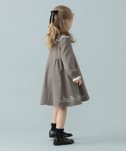 セレモニー スカラップ 刺繍 ワンピース 2026（110～130cm