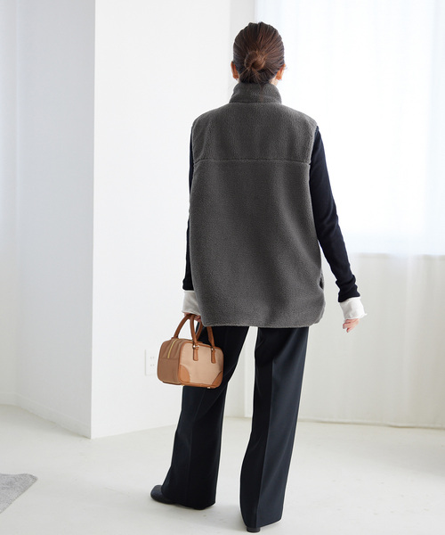 SLOBE IENA（スローブイエナ）の「ボアスタンドベスト（ベスト）」 - WEAR