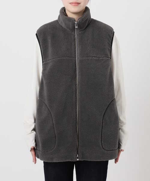 SLOBE IENA（スローブイエナ）の「ボアスタンドベスト（ベスト）」 - WEAR