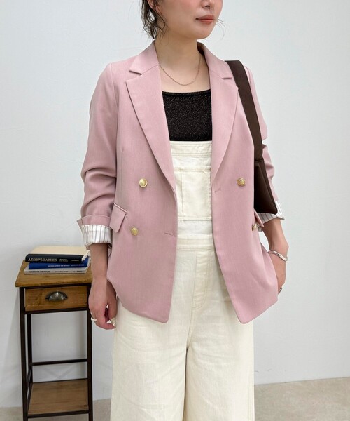 ダブルブレストジャケット（テーラードジャケット）｜fredy emue
