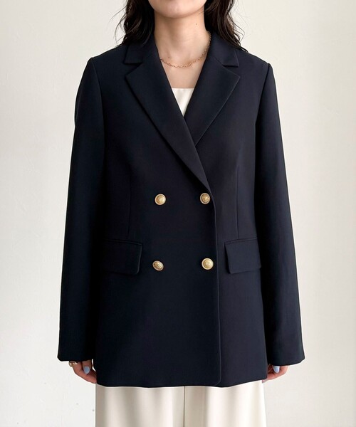 ダブルブレストジャケット（テーラードジャケット）｜fredy emue