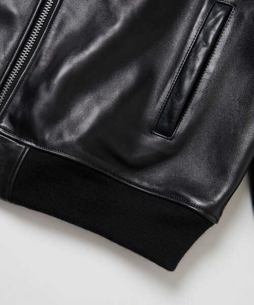 schott（ショット）の「Schott/ショット 別注 ZIP UP BLOUSON/レザー