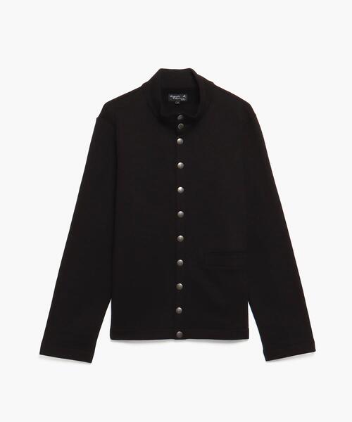 agnes b.（アニエスベー）の「M001 CARDIGAN スタンドカラー