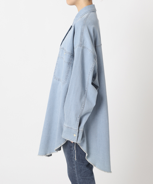 Spick & Span（スピックアンドスパン）の「ブリーチデニムルーズシャツ