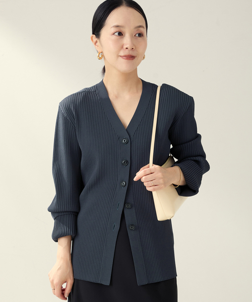 セール】《追加》R'IAM RIBシェイプカーディガン（カーディガン/ボレロ