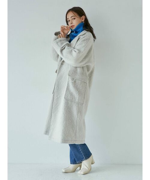 MURUA（ムルーア）の「シャギーオーバーコート（チェスターコート
