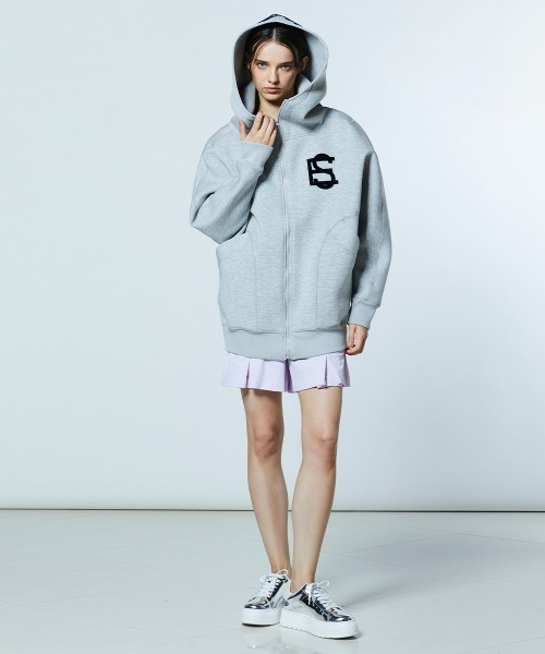 ダンボールロゴジップフーディー(WEB限定)（パーカー）｜DOUBLE