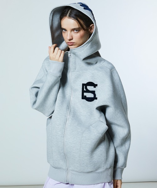 ダンボールロゴジップフーディー(WEB限定)（パーカー）｜DOUBLE