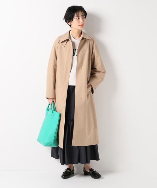 セール】コットンポリエステルステンカラーコート（ステンカラーコート
