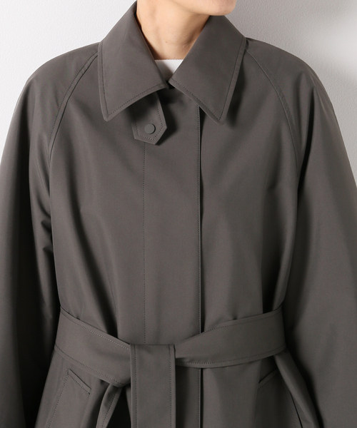 セール】コットンポリエステルステンカラーコート（ステンカラーコート