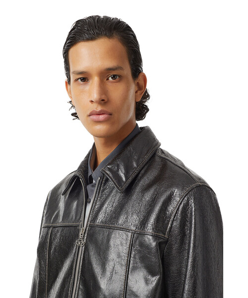 DIESEL（ディーゼル）の「メンズ レザージャケット シープスキン