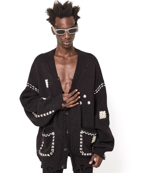 DankeSchon/ダンケシェーン/HAND STITCH KNIT CARDIGAN（カーディガン