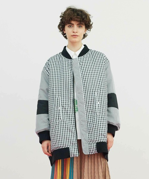FRAPBOIS（フラボア）の「ギンガムリバー ブルゾンコート（ブルゾン