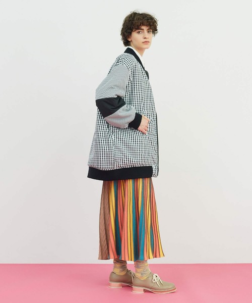 FRAPBOIS（フラボア）の「ギンガムリバー ブルゾンコート（ブルゾン