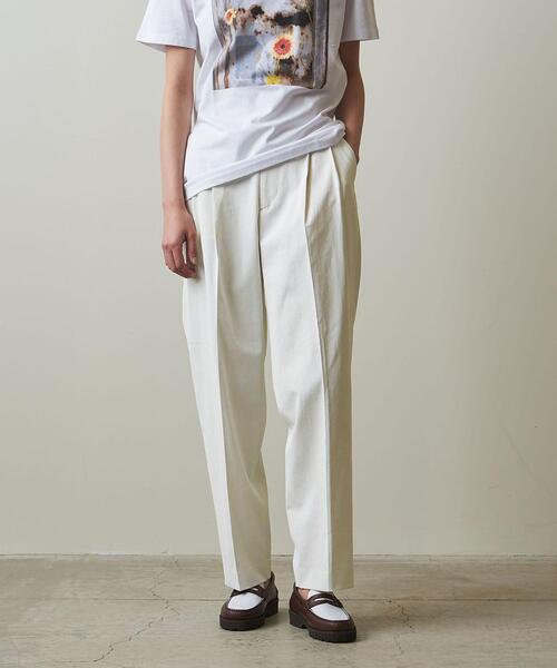 美品 スティーブンアラン SHRINK PANTS/パンツ ウール M ホワイト