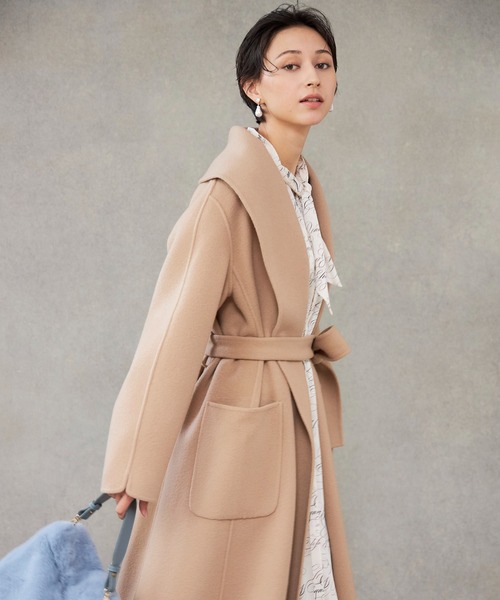 ANAYI（アナイ）の「シャルムビーバーショールカラーコート（その他