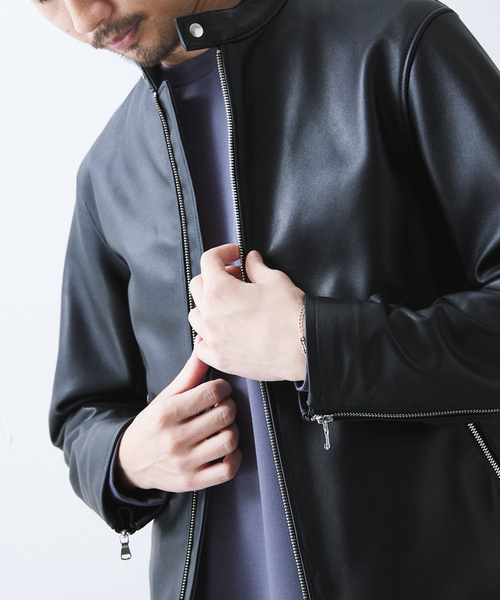 417 EDIFICE（フォーワンセブンエディフィス）の「lamb leather