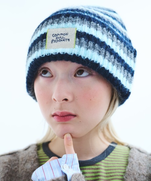 記憶の中のガルニット帽弟子（ニットキャップ/ビーニー）｜common gull