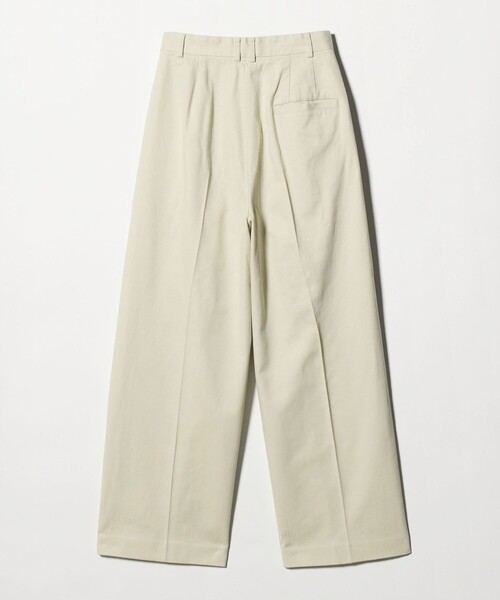 6(ROKU)＞コットンレーヨン タックパンツ（スラックス）｜6（ロク）の