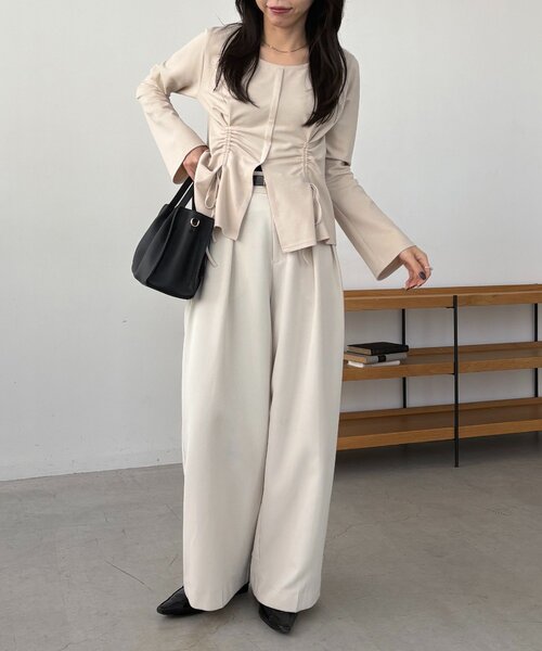 セール】ドロストリブTシャツ（Tシャツ/カットソー）｜CAPRICIEUX LE