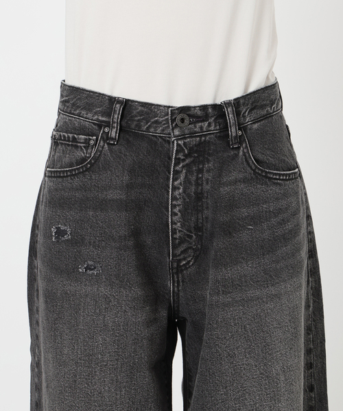 セール】5 1/2 BAGGY DENIM (Black）（デニムパンツ）｜Spick & Span