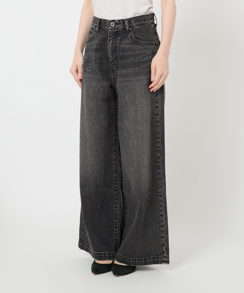 セール】5 1/2 BAGGY DENIM (Black）（デニムパンツ）｜Spick & Span
