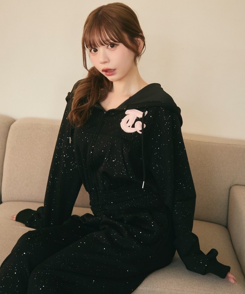 ファーロゴラメスウェットパーカー（パーカー）｜TITTY&CO.（ティ