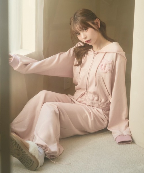 ファーロゴラメスウェットパーカー（パーカー）｜TITTY&CO.（ティ