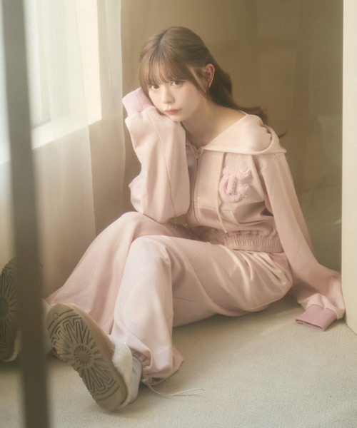 ファーロゴラメスウェットパーカー（パーカー）｜TITTY&CO.（ティ