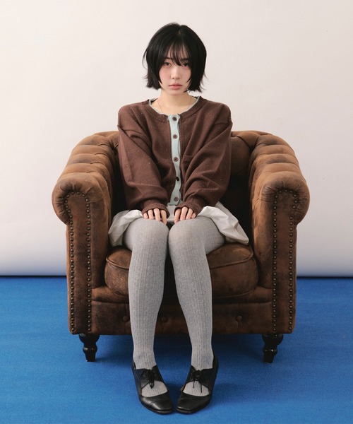 layered design cardigan / レイヤードデザインカーディガン