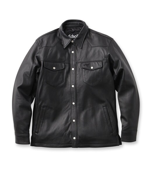 tk.TAKEO KIKUCHI（ティーケータケオキクチ）の「◇Schott レザー