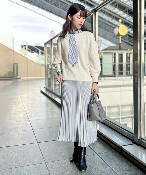 UNTITLED（アンタイトル）の「◇【洗える】シルク＆カシミヤ混 ボート