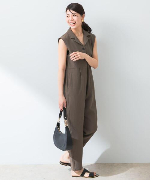 セール】『UR TECH DRYLUXE』F by ROSSO オープンカラーオールインワン