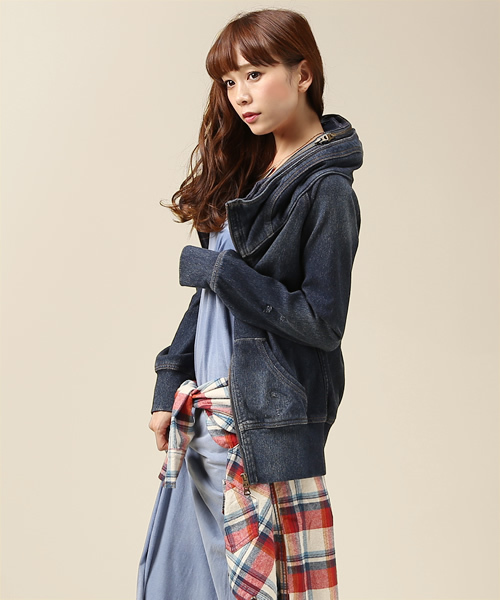 goa（ゴア）の「カットデニムビックフード（パーカー）」 - WEAR