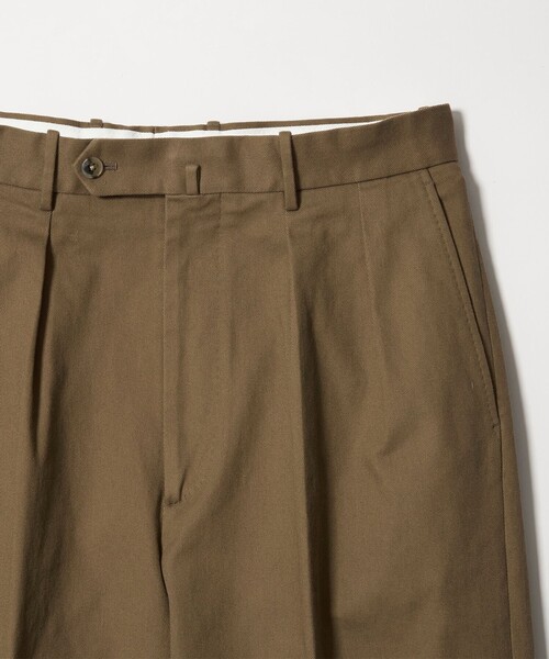 セール】＜Steven Alan＞ ドリル インツープリーツ ドレス トラウザー