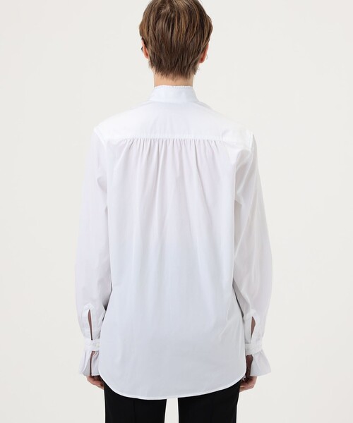 BOURRIENNE BOUDOIR コットン スタンドカラーシャツ（シャツ/ブラウス