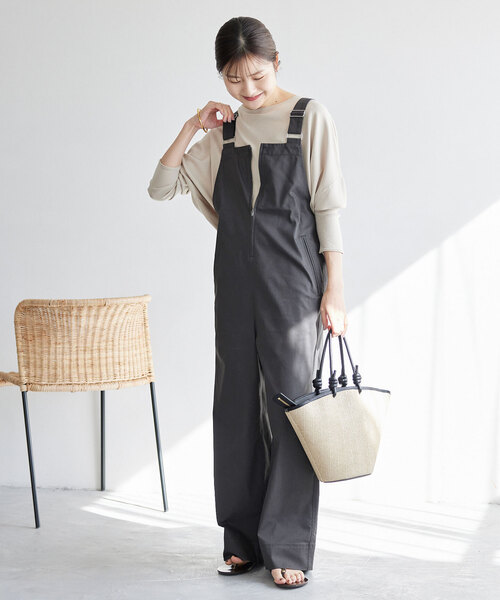 SLOBE IENA（スローブイエナ）の「リネン混サロペット（サロペット