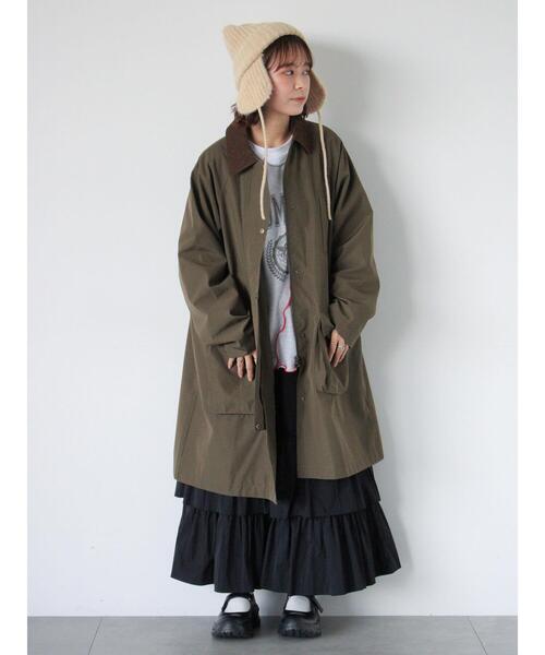 ehka sopo（エヘカソポ）の「コーデュロイ襟コート（その他アウター
