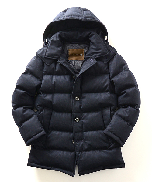 マッキントッシュ オッカーバン ダウン ネイビー 現行 38 M 004 紺