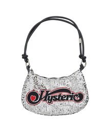 MAXIMUM ヒステリックグラマー ショルダーバッグ シルバー プリント