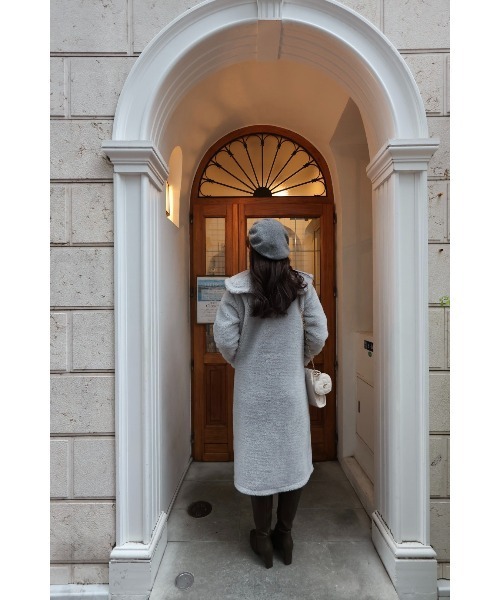 う*ん様 MISTREASS Fluffy Sailor Duffle Coat Fluffy Sailor Duffle