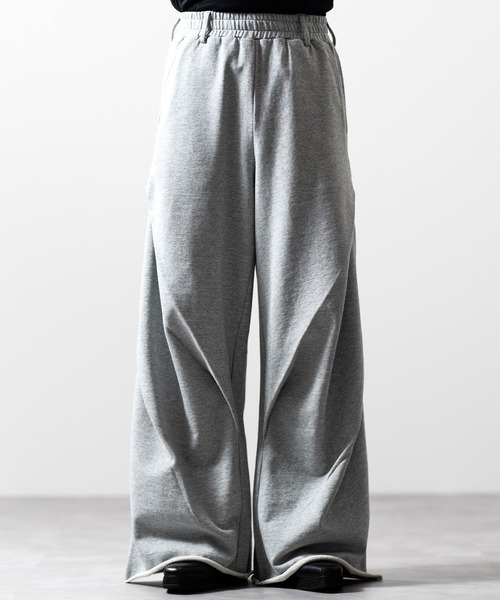 CLEL】3D Tuck Sweat Pants / 3Dタック スウェットパンツ（スウェット