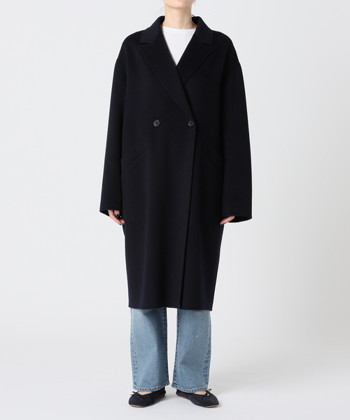 セール】SUPER160sダブルブレストコート（その他アウター）｜FRAMeWORK