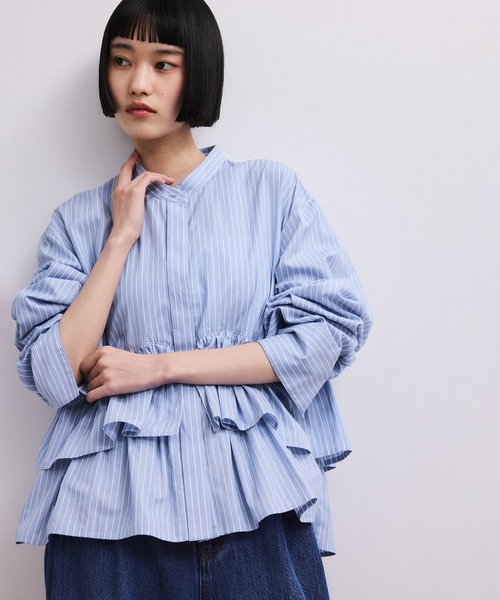 WEB限定】フリルブラウス（シャツ/ブラウス）｜ADAM ET ROPE