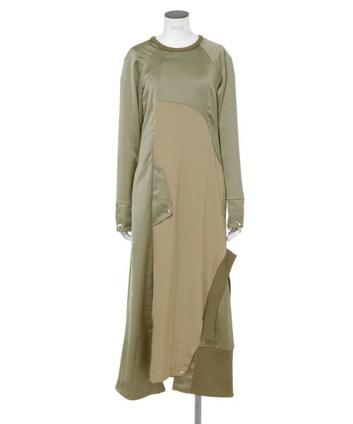 UN3D.（アンスリード）の「サテンコンビワンピース（ワンピース）」 - WEAR