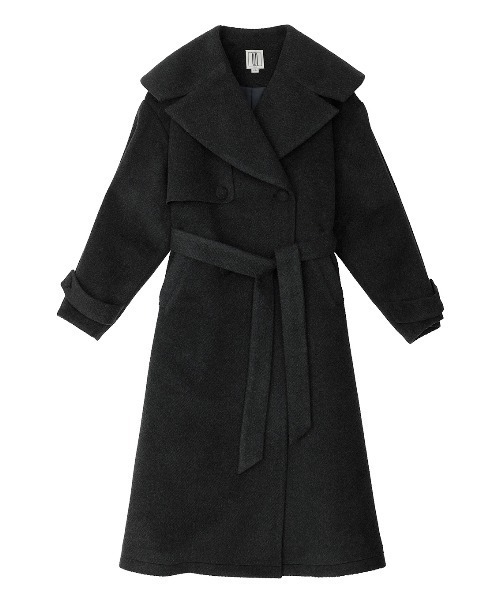 UND BIG ROUND COLLAR WOOL LONG COAT（チェスターコート）｜Ameri