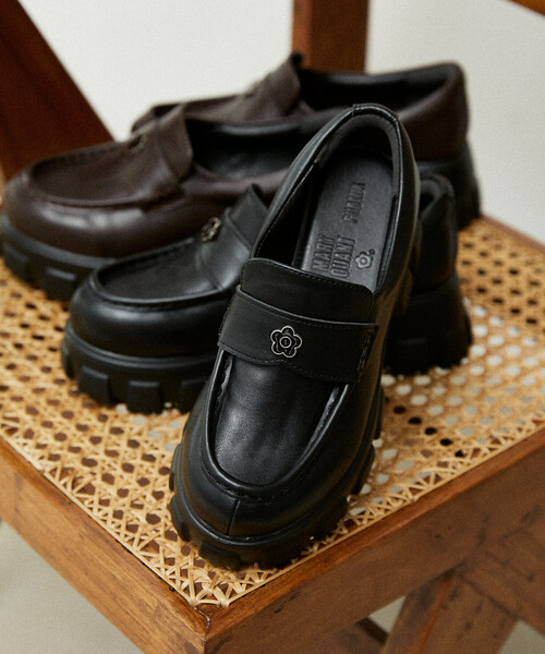 MARY QUANT × PUBLUX/マリークワント フラワーモチーフ 厚底